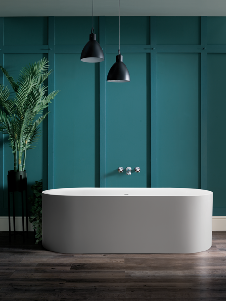 Portman Bath Freestanding 1640 x 750 x 500 - Matt White