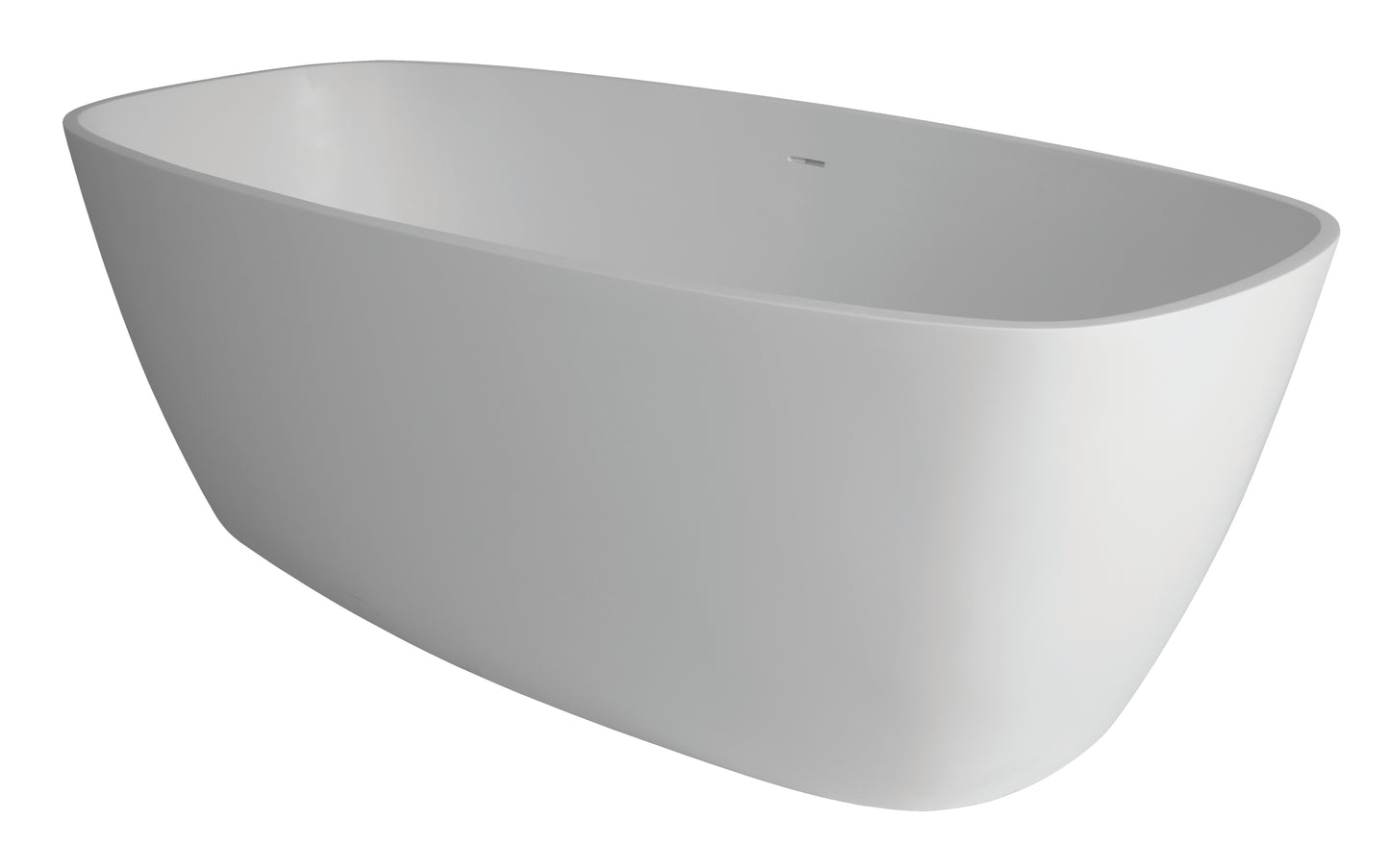 Vive Minimalist Square Rimless Freestanding Bath 1610mm x 750mm - No Waste