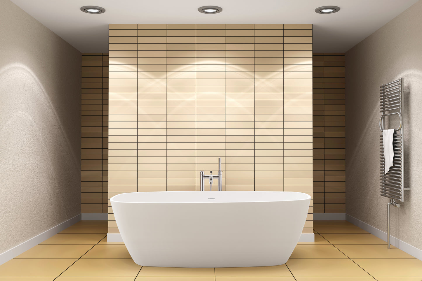 Vive Minimalist Square Rimless Freestanding Bath 1610mm x 750mm - No Waste