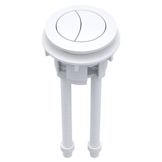 Matt White Cistern Push Button