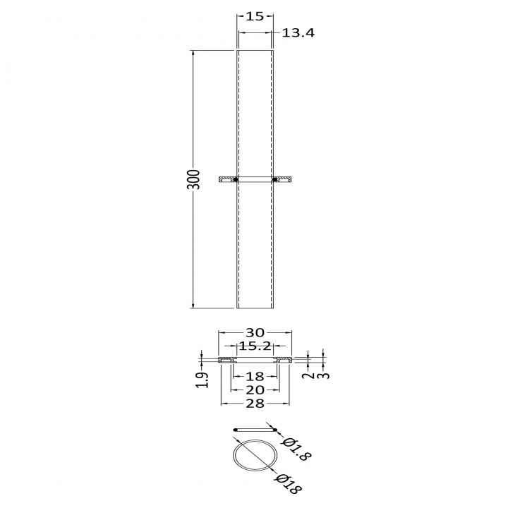 Crawford Decorative Chrome Radiator Pipes