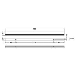 Finger Pull Handle 500mm