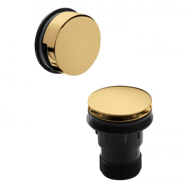 Crawford Click Clack Bath Waste - Brushed Brass