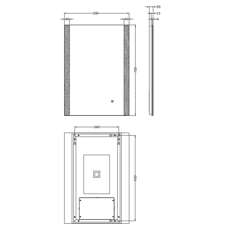 700 x 500 Ambient Mirror