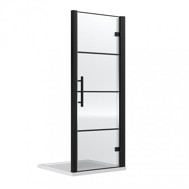 800mm Hinged Shower Door