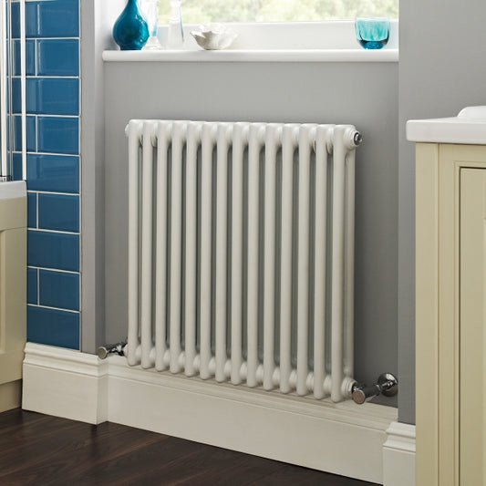 Crawford Colosseum 3-Column Horizontal Radiator 600mm H x 777mm W - White