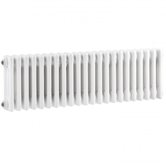 Crawford Colosseum 3-Column Horizontal Radiator 300mm H x 999mm W - White