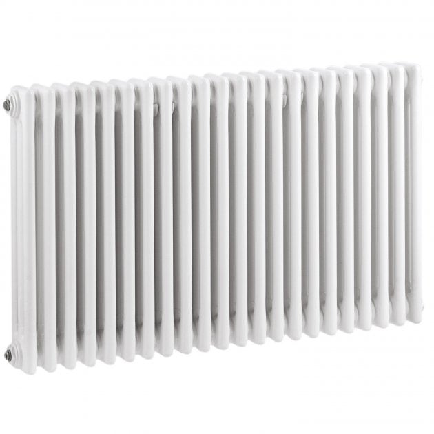 Crawford Colosseum 3-Column Horizontal Radiator 600mm H x 999mm W - White