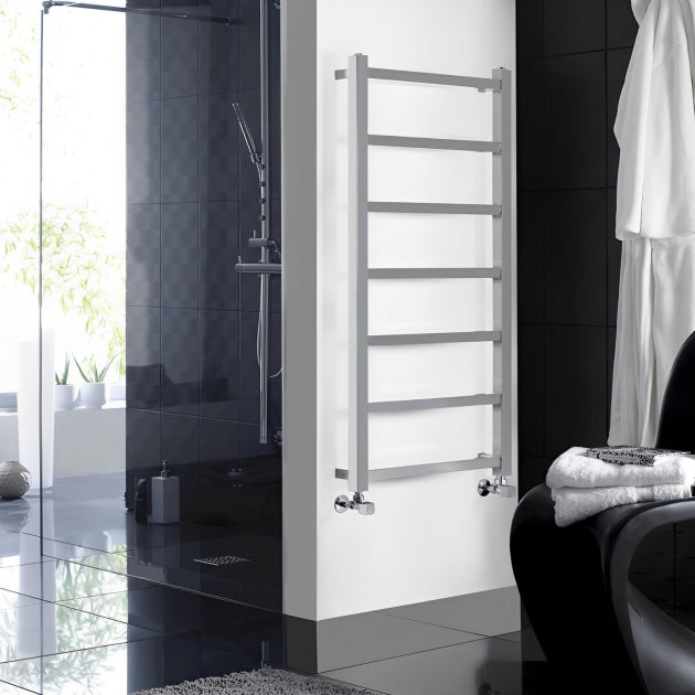 Crawford Eton Heated Towel Rail 1200mm H x 600mm W - Chrome