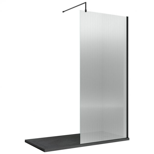 300x1950 Fluted Hinged Screen with Support Bar (Copy)