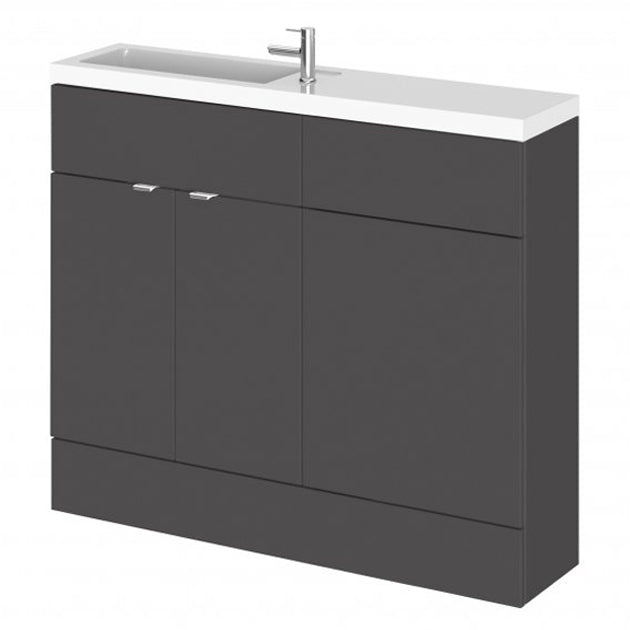 1000mm Combination Vanity & WC Compact