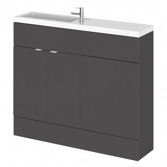 1000mm Combination Vanity & WC Compact