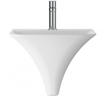 Crawford Grace Bathroom Suite Wall Hung Toilet and Basin 460mm - 1 Tap Hole