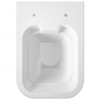 Crawford Grace Bathroom Suite Wall Hung Toilet and Basin 460mm - 1 Tap Hole