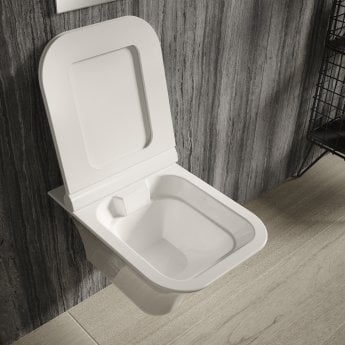 Crawford Grace Bathroom Suite Wall Hung Toilet and Basin 460mm - 1 Tap Hole