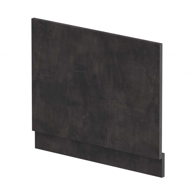 Havana Straight Bath End Panel and Plinth 560mm H x 700mm W - Metallic Slate