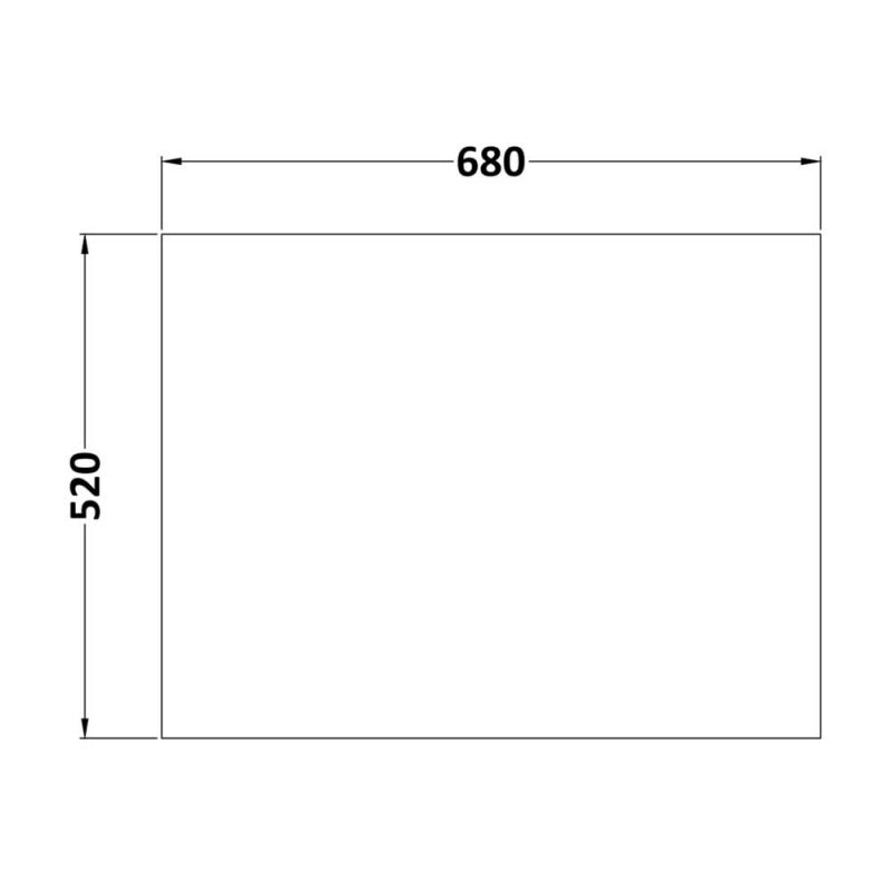 Shower Bath End Panel (700mm)