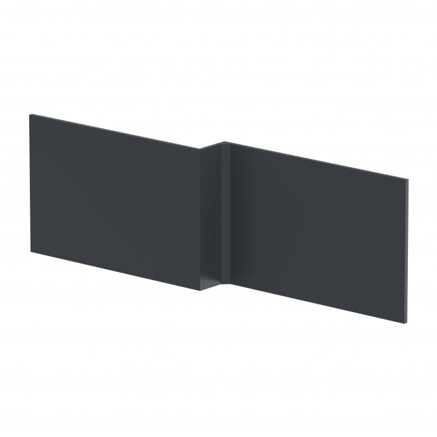 Crawford Juno Shower Bath Front Panel 540mm H x 1700mm W - Satin Anthracite