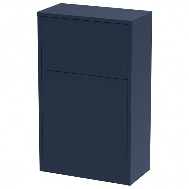 Havana Wall Hung 2-Door Tall Storage Unit 350mm Wide - Graphite Grey