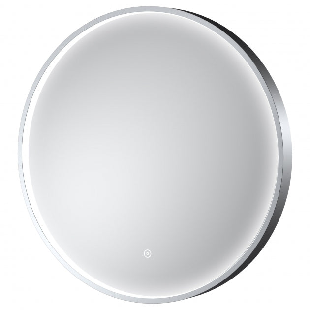 Polished Chrome Frame LED Mirror - 600mm