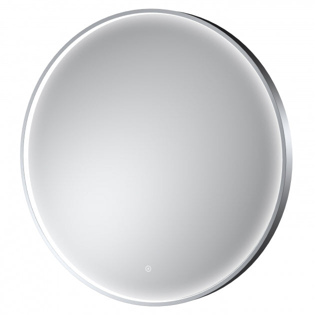 Polished Chrome Frame LED Mirror - 800mm