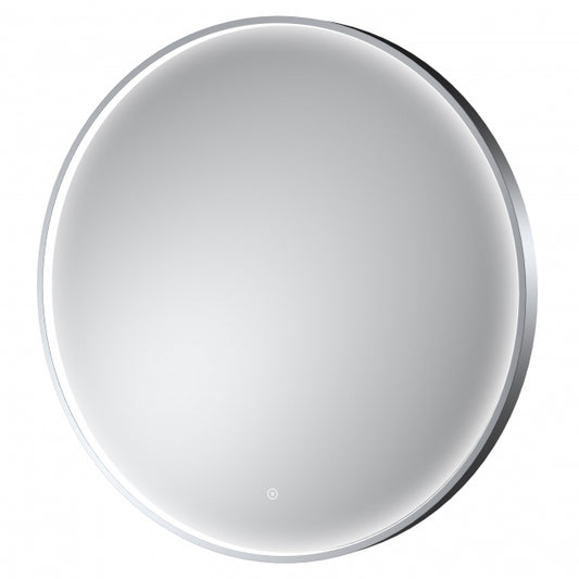 Polished Chrome Frame LED Mirror - 800mm