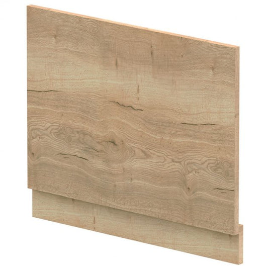 Crawford MFC Straight Bath End Panel and Plinth 560mm H x 700mm W - Autumn Oak