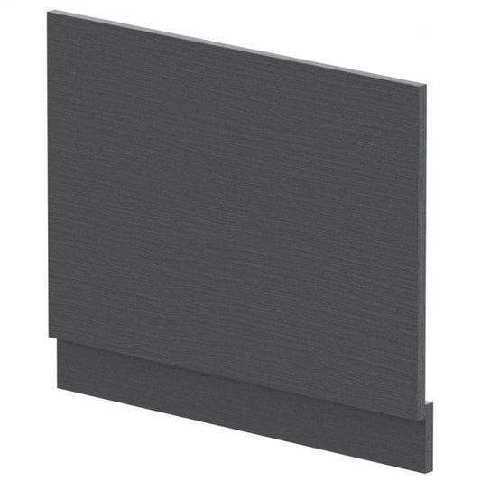 Crawford MFC Straight Bath End Panel and Plinth 560mm H x 700mm W - Graphite Grey