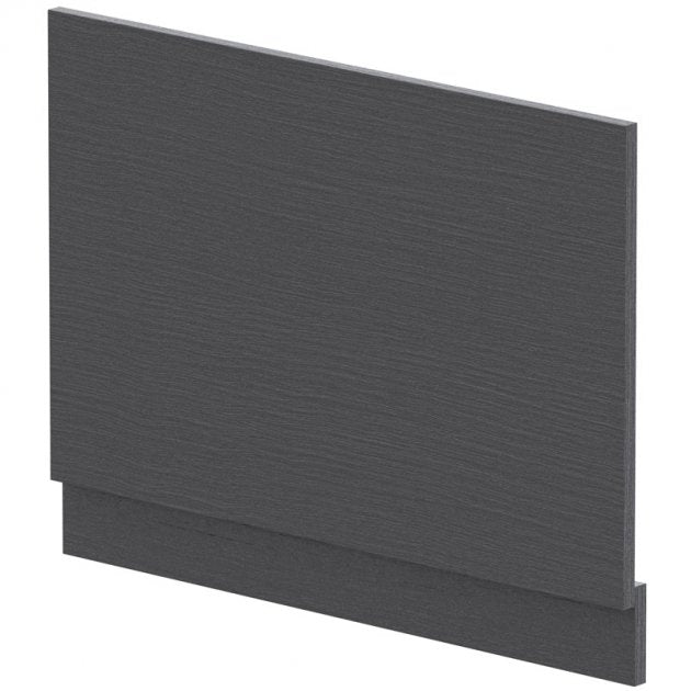 Crawford MFC Straight Bath End Panel and Plinth 560mm H x 750mm W - Graphite Grey