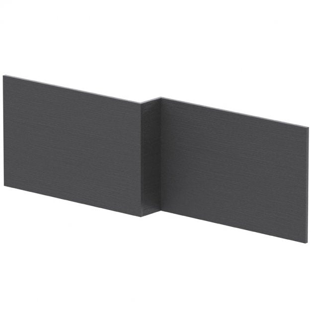 Crawford MFC Shower Bath Front Panel 540mm H x 1700mm W - Graphite Grey