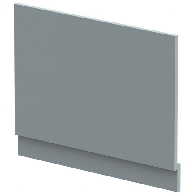 Crawford MFC Straight Bath End Panel and Plinth 560mm H x 750mm W - Coastal Grey