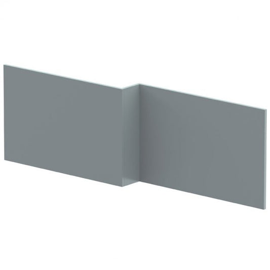 Crawford MFC Shower Bath Front Panel 520mm H x 1700mm W - Coastal Grey