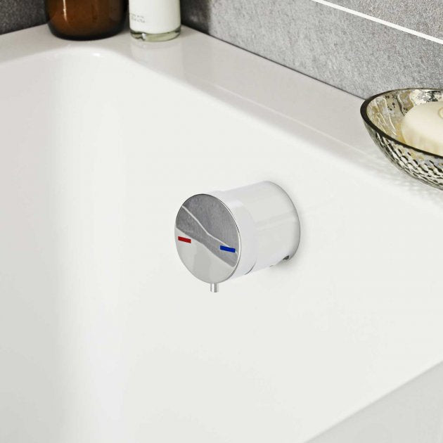 Crawford Minimalist Freeflow Bath Filler and Waste with Single Lever