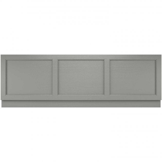 Crawford Old London Bath Front Panel 560mm H x 1695mm W - Storm Grey