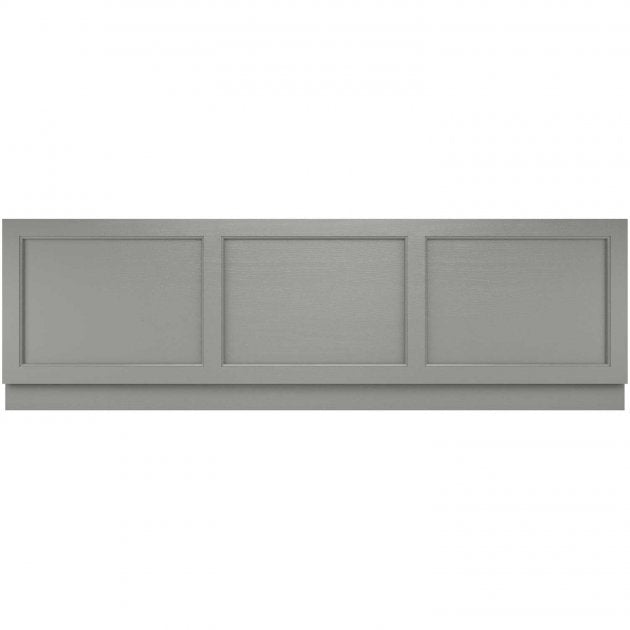 Crawford Old London Bath Front Panel 560mm H x 1795mm W - Storm Grey