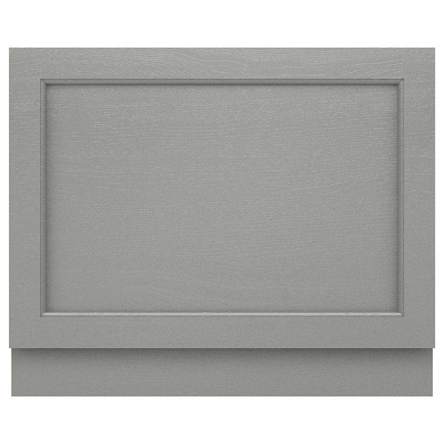 Crawford Old London Bath End Panel 560mm H x 680mm W - Storm Grey