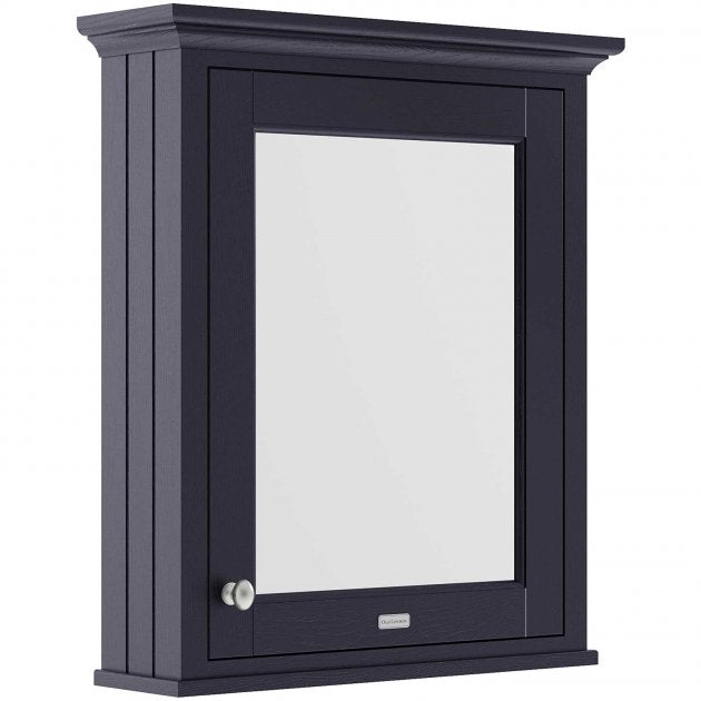 Crawford Old London Mirrored Bathroom Cabinet 650mm Wide - Twilight Blue