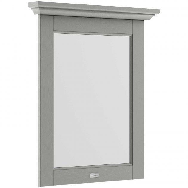 Crawford Old London Bathroom Mirror 600mm Wide - Storm Grey