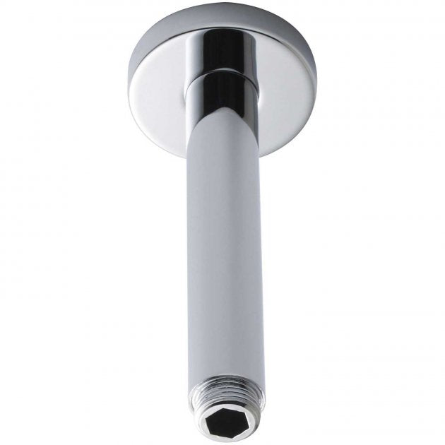 Crawford Round Ceiling-Mounted Arm 160mm Length - Chrome