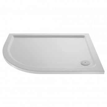 Slip Resistant Offset Quadrant Shower Tray LH 900 x 760mm