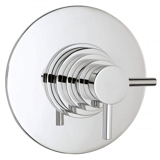 Crawford Tec Dual Concealed Shower Valve Concentric Dual Handle - Chrome