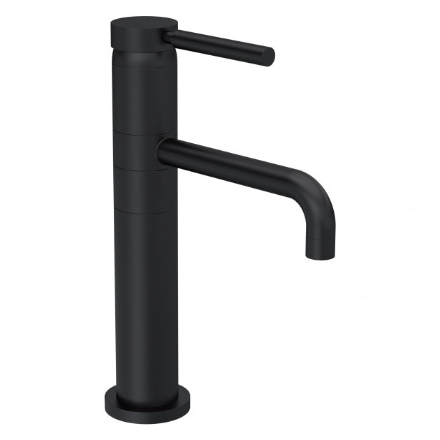 Crawford Tec Tall Basin Mixer Tap - Matt Black