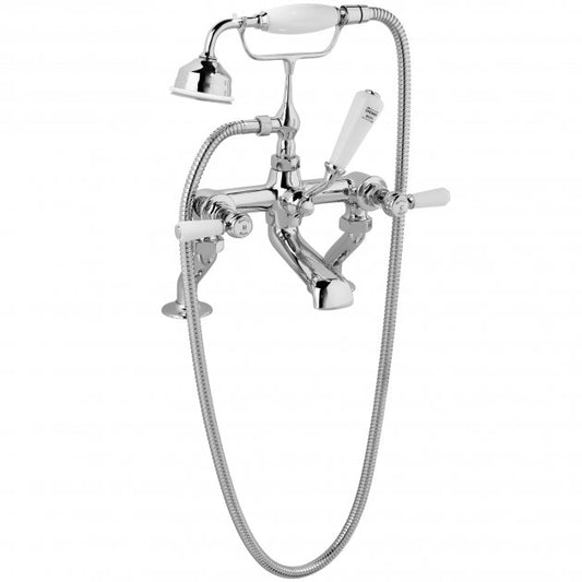 Crawford Topaz Bath Shower Mixer Tap Pillar Mounted - Chrome