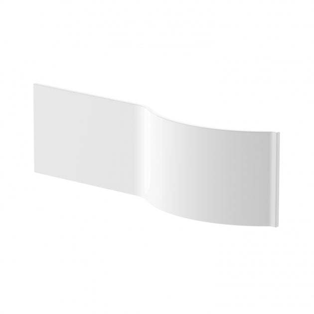 Crawford P-Shaped Shower Bath Front Panel 510mm H x 1700mm W - Acrylic