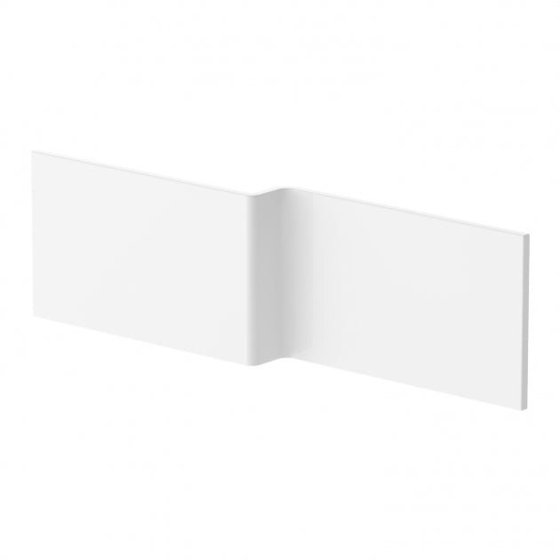 Crawford L-Shaped Shower Bath Front Panel 500mm H x 1500mm W - Acrylic