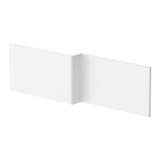 Crawford L-Shaped Shower Bath Front Panel 500mm H x 1800mm W - Acrylic