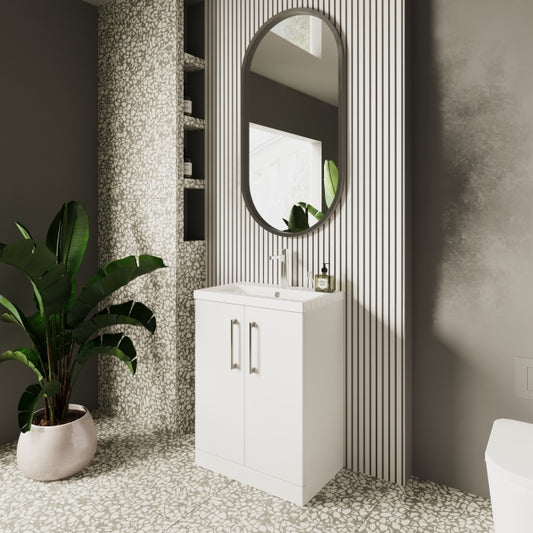 Arno 600mm 2-Door Floor Standing Vanity Unit