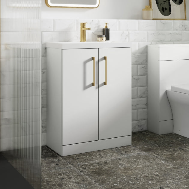 Arno 600mm 2-Door Floor Standing Vanity Unit