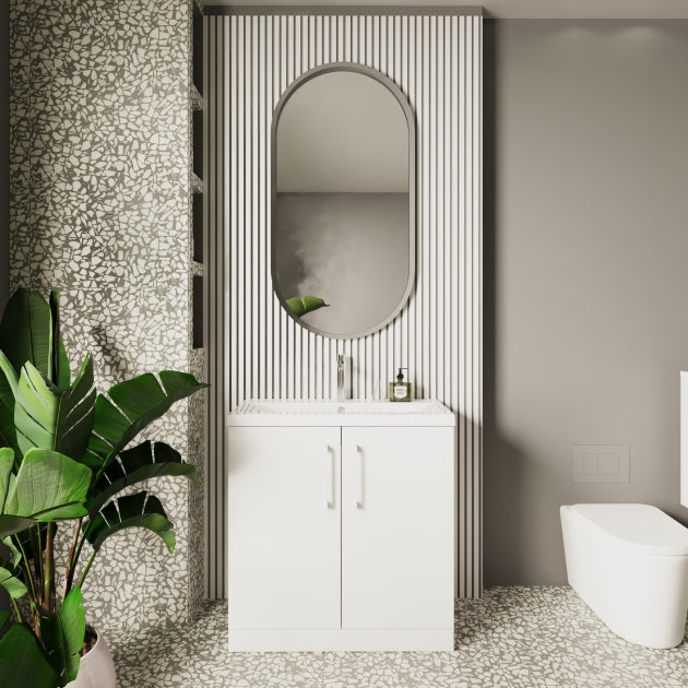 Arno 800mm 2-Door Floor Standing Vanity Unit