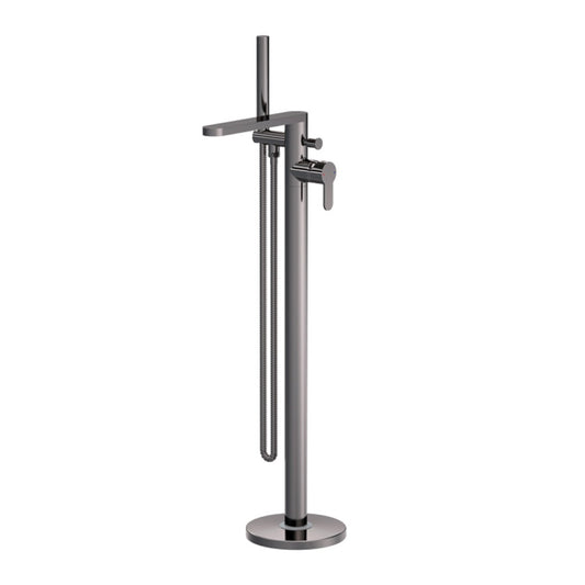 Crawford Arvan Freestanding Bath Shower Mixer Tap with Shower Kit - Brushed Pewter